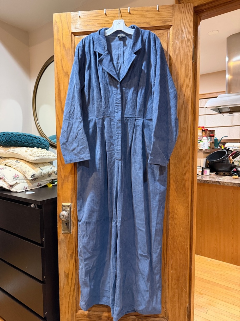 Ilana Kohn Slate Cord Lauren Jumpsuit